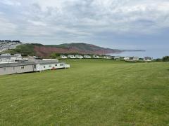 Looking along the red cliffs towards Budleigh Salterton